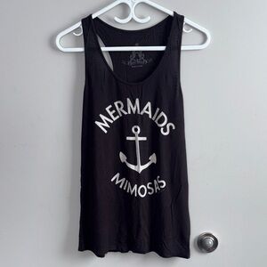 Bear Dance Racerback Tank with White Graphic